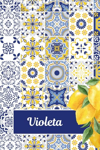 Regalo Personalizado Para Violeta: Gran regalo para Violeta | Cuaderno para niñas y mujeres llamado Violeta