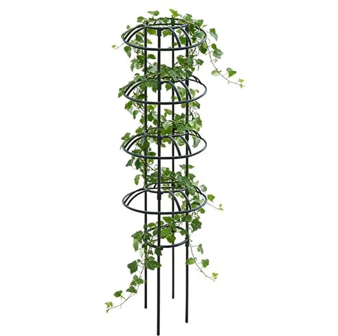 Trepador para Plantas de Interior - Resistente y antioxidante | Enrejado Obelisco para Plantas | para Interiores, Exteriores, Invernaderos, Jazmines, Frutas, Verduras y Enredaderas
