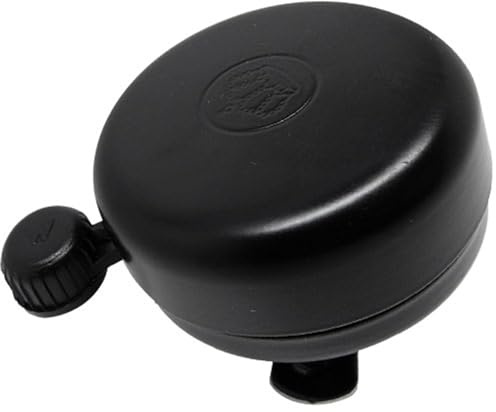 Fahrradklingel, Glocke, DingDong Krone Stahl schwarz