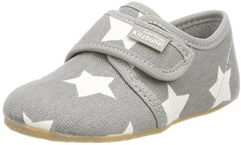 Living Kitzbühel Unisex Klettmodell Sterne Niedrige Hausschuhe, hellgrau, 37 EU