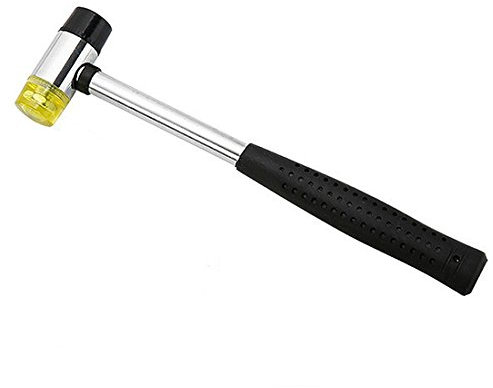 Andux Zone Martillo de Goma de Doble Cara Mazo Blando con Empuñadura de Plástico Antideslizante AZC-01(25mm)