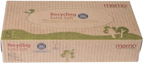 Memo memo Kosmetiktücher Recycling Extra Softück, 2-lagig (2 x 1 Stk)