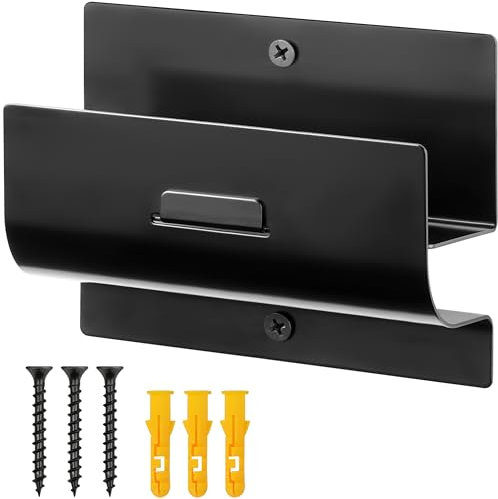 BELLE VOUS Heavy Duty Garage Wall Ladder Storage Hook - Wall-Mounted Utility Hanger Organiser for Shed/Workshop - Versatile Tool Holder Bracket for Ladder, Power Tools, Folding Chairs and Wheelbarrow