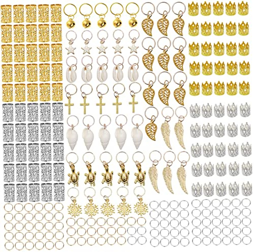 BELLIFFY 250piezas Adornos Para Cabello Dreadlocks De Metal Para Peinados Accesorios Para Mujeres Fiestas y Festivales
