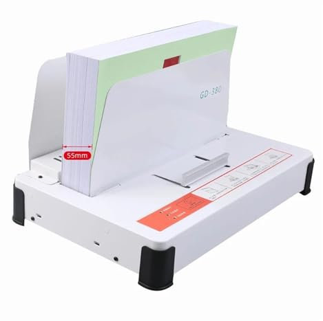 Bindegeräte Hot Melt Binding Machine GD380 A4 Buch Cover Kleber Bindemittel Elektrische Heiße Schmelze Kleber DIY Wireless Kleberbindungsmaschine fach Locher