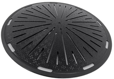 Parrilla coreana portátil para camping, parrilla redonda para barbacoa, placa para cocinar picnic, viajes al aire libre