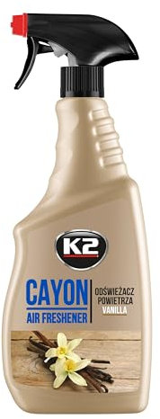 K2 DEOCAR VAINILLA - Ambientador de Coche - Aroma a Vainilla Concentrado - 700 ML