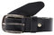 Herren Jack & Jones Ledergürtel JACPAUL Belt Echt Leder Jeans Hosen Gürtel, Farben:Schwarz, Größe Gürtel:95