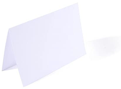 Vaessen Creative Blanko Faltkarten DIN Klein Weiß, 25 Stück, passende Briefumschläge erhältlich