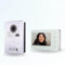 BT Security Portier interphone vidéo Modern 2 Fils - 1 Appartement - 1 écran Blanc