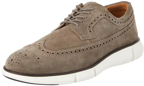 Geox Uomo U Adacter F Oxford, Grigio Tortora., 44 EU