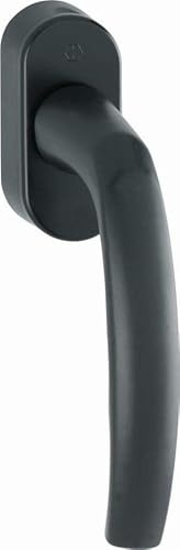 HOPPE AG BOSC0287 Poignée oscillo-battante Atlanta Secustik 0530/US952 HOPPE-Carré variofit 9/19 mm vis 30/35mm-Noir Mat 9714-11566413