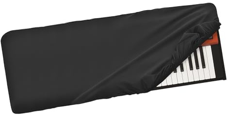 Musiin Staubschutz für Klaviertastaturen mit 61 Tasten, kompatibel mit Yamaha MODX6 61, MODX M6, YPT-280, YPT-270, PSR-E273, PSR-E360-Tastatur, Chinlon, Soft-Touch und passgenaues Design