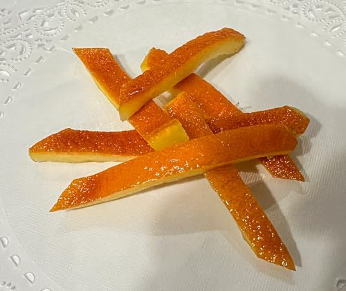 Le Delizie di Nonna Maria, Filetti di Arancia Candite artigianalmente GR. 800, con frutta lavorata dal fresco e proveniente dalle campagne Calabresi Inoltre la nos