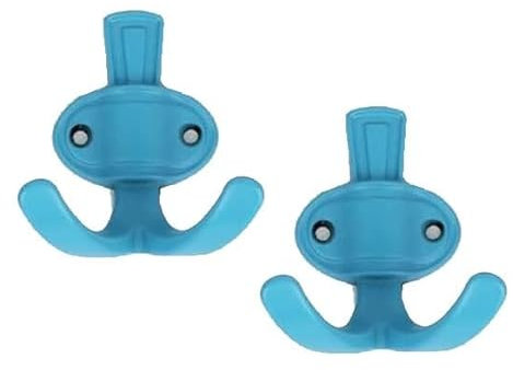 Garderobenhaken, Kleiderhaken zur Aufbewahrung, Türaufhänger, Wandhaken, Kleiderhaken for Kinder, dekorative Doppelhaken for Aufhängen von Handtüchern, Rucksäcken und Schlüsseln, süßer Metallhaken, Ki