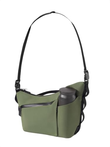 ALPAKA Flow Satchel 4L - Premium EDC Crossbody Bag, Key Tether, Expandable Bottle Pocket, Luggage Pass-Through, Weatherproof Fabric Axoflux 210D