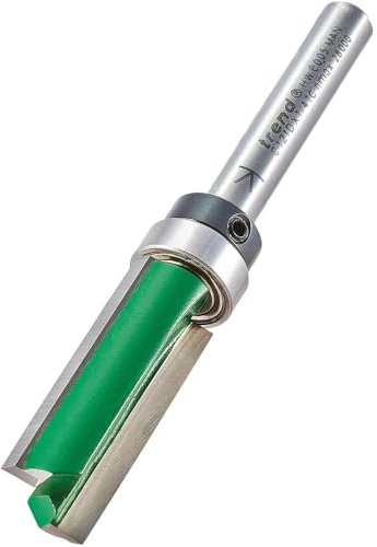 Trend CraftPro Guided Profiler Router Cutter Bit, 1/4 Inch Shank, 12.7mm Cut Diameter & 32mm Cut Length, Tungsten Carbide Tipped, C121DX1/4TC