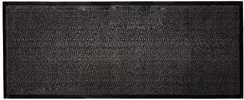 JVL Grey Black Heavy Duty Barrier Door Floor Mat, 60 x 150 cm