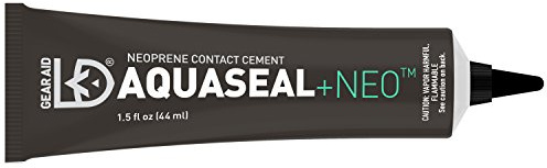 GEAR AID Aquaseal NEO Contact Cement for Neoprene and Wetsuit Repair, 1.5 fl oz, Black (14110)
