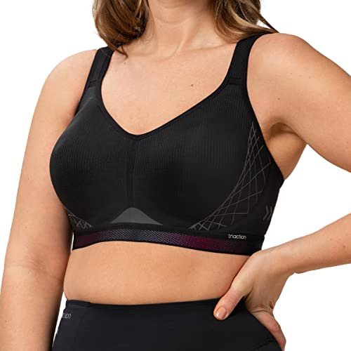 Triumph Triaction Cardio Flow P EX, Reggiseno Sportivo Incrociato sulla Schiena Donna, Nero, 75B