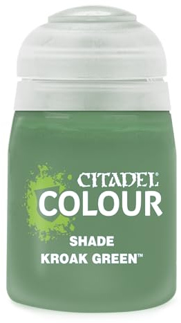Citadel Games Workshop Kroak Green Paint - Wh Colour - Shade Model Paint - 18ml