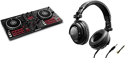 Numark Mixtrack Pro FX – Console DJ a 2 decks per Serato DJ con mixer DJ, scheda audio integrata, jog wheel capacitive e palette FX & Hercules HDP DJ45 – Professional DJ Headphones