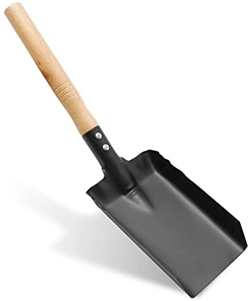 DUZFOREI Fireplace Ash Shovel Tool Scoop Dust Pan Coal Hand Shovel Fire Stove Fireplace Trowel Ash Sweep Farm Wood