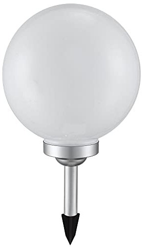 etc-shop Solarleuchte Kugel Gartenkugel Kugelleuchte Solar LED Gartendeko Solarkugel für Außen 25 cm, Leuchtdauer ca. 6-8 Stunden, H 65 cm, Garten Rasen