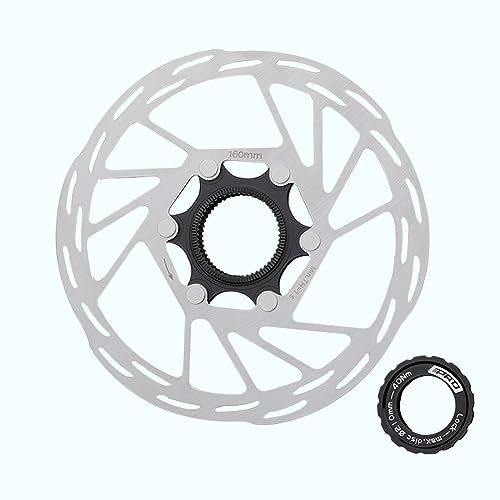 Jane Eyre Disco freno per bicicletta con disco freno Center Lock Disco freno a disco da 160 mm con coperchio di chiusura per bici da strada, mountain bike, bici da città Disco freno Center Lock