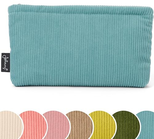 Johans® Etui zur Aufbewahrung vom Johans Mikrofasertuch | Cord Look (22 x 14 cm) | Schutz vor Staub, Krümeln & neidischen Blicken (Salbei)
