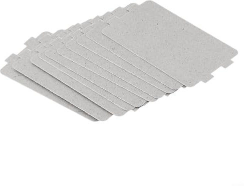 10 fogli di copertura in mica per forni a microonde, piastre isolanti e protettive