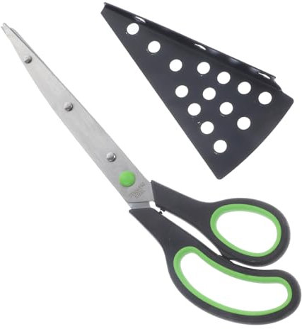 LIFKOME Forbice Per Pizza Multifunzione Acciaio Inossidabile Verde Utensile Per Affettare Pizza e Altri Alimenti Accessorio Da Forno