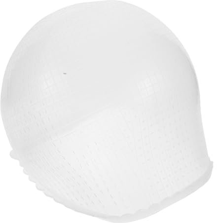 Healeved Silicone Highlighting Cap with Cross Holes Elastic Hair Dye Hat for Salon and Home Use Reusable Hair Coloring Tool