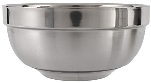 Wrtysully TazóN de Acero Inoxidable, Tazones para Mezclar de Acero Inoxidable, Paquete de 10 Tazones de Metal con Aislamiento de Doble Pared, Juego de Tazones Anidados, 4.7 Pulgadas