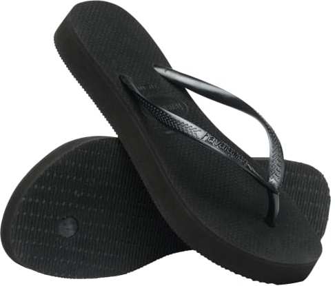Havaianas – Slim Flatform, elegante, langlebige und vielseitige Badelatschen, mit 2,5 cm dicker Sohle, dünne Riemen, Damen