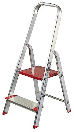 Homelux 990151 Escalera Domestica Peld.12 cm, 2 Peldaños, 2.5 kg