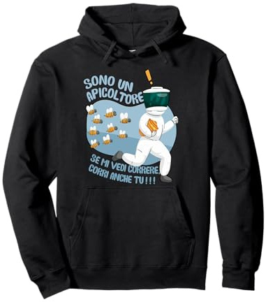 Abbigliamento Divertente Protezioni Per Apicoltori Ape Arte Felpa con Cappuccio