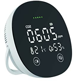 CO2-detektor med LCD-display