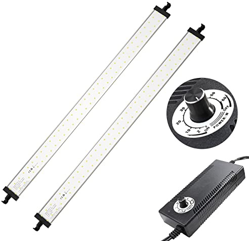 2 Light Panels for 32x32 Inch Photo Studio Light Box: 140 LED - LB12B 360° Rotating Dimming Light Bar Kit, Suitable for Takerers/HitTopss/Fasonic/ZKEEZM 32 Large Lightbox (2 Light Panels/1 Adapter)