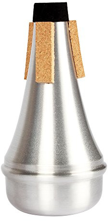 Mini bärbar trumpetdämpare, aluminiumlegering trumpet övningsdämpningsdämpare för trumpetinstrument tillbehör
