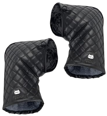 Zasdvn Guanti da manubrio, impermeabili, caldi, isolati, antivento, per scooter, per il freddo, per ciclismo su strada, inverno, moto, equitazione, uomini e donne, attività all'aperto