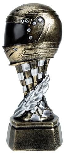 SUPVOX Coppa Casco da Gara Motociclistica in Resina Premio da Competizione Sportiva per e Ragazzi Decorazione Creativa per Eventi Sportivi e Riconoscimenti
