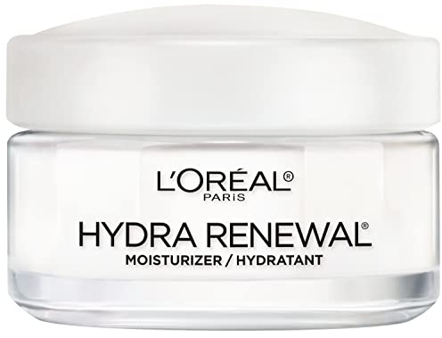 L'Oreal Paris Skincare Hydra-Renewal Face Moisturizer with Pro-Vitamin B5 for Dry Sensitive Skin, All-Day Hydration, 1.7 Oz