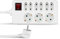 REV Steckdosenleiste - Mehrfachsteckdose mit Schalter 9-Fach, 6X Euro, 3X Schuko, 1,4m, 3500W