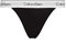 Calvin Klein Damen Slip Bikini Form High Leg mit Stretch, Schwarz (Black), M