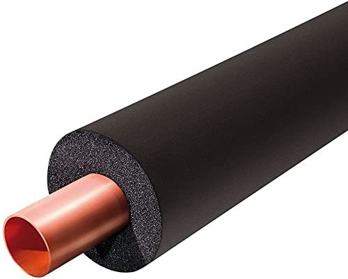 Tubo Isolante del Condizionatore d'Aria elastomerico flessibile a celle chiuse gomma per isolamento (D 12mm SP 9mm)