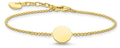 THOMAS SABO Armband Coin vergoldetes Silber A2043-413-39-L19V