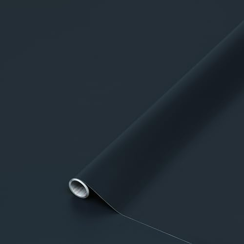 d-c-fix papier adhésif pour meuble uni-colore mat Minuit Marine Bleu - film autocollant décoratif rouleau vinyle - pour cuisine, porte - décoration revêtement peint stickers collant - 45 cm x 2 m