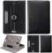 World biz Universal 8 inch Tablet Case, PU Leather Stand Case Folio Cover 360° Rotating Case Fits for All 8.0 Inch Samsung, Lenovo, Acer, Huawei, Sony, iPad, Toshiba Android Tablets Devices (Black)