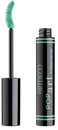 ARTDECO Pop Art Mascara – minzgrüne Eye-catcher Mascara mit intensiv pigmentierter Textur und auffallender Farbe (mint pop) – 1 x 9 ml